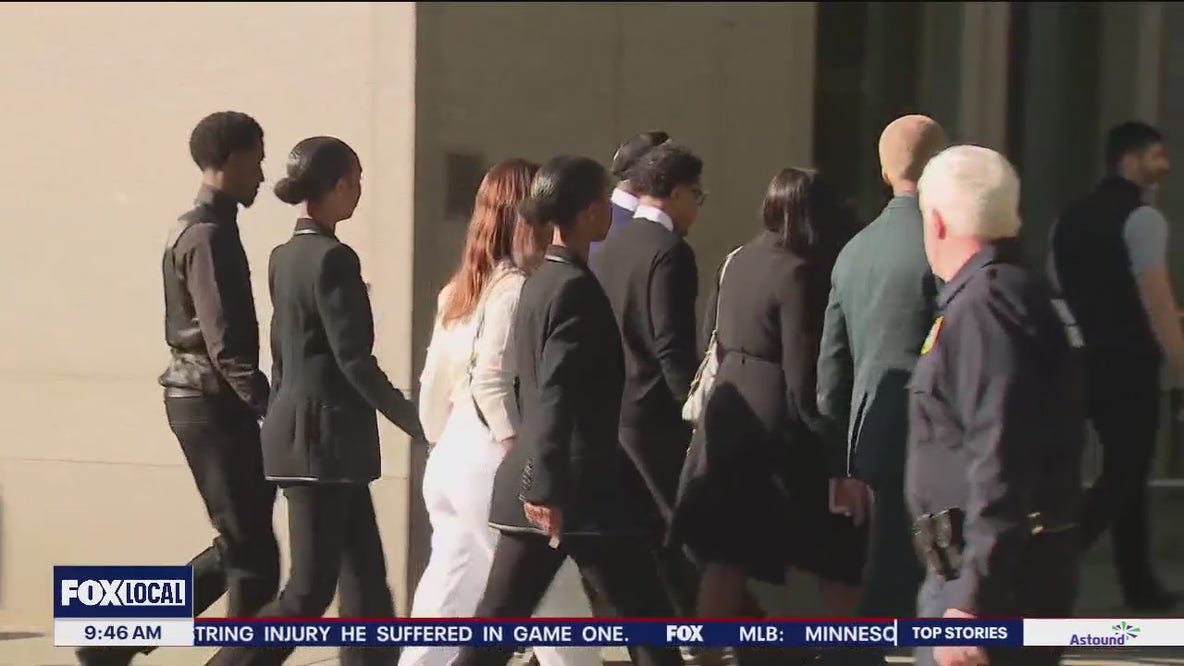 Diddy's family locks hands ahead of sex trafficking trial